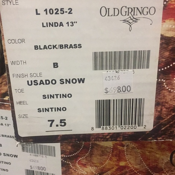 Brown/Black Old Gringo Boots - Picture 2 of 4